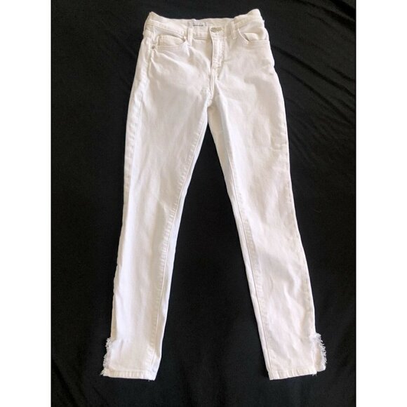 Current/Elliott Stiletto High Rise Frayed Hem Jean - Picture 2 of 9